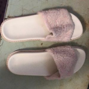 Stars Above pink slide slippers